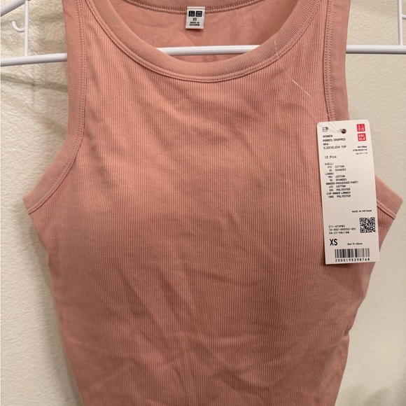 Uniqlo Tops - Uniqlo Women's Soft Pink Tank Top